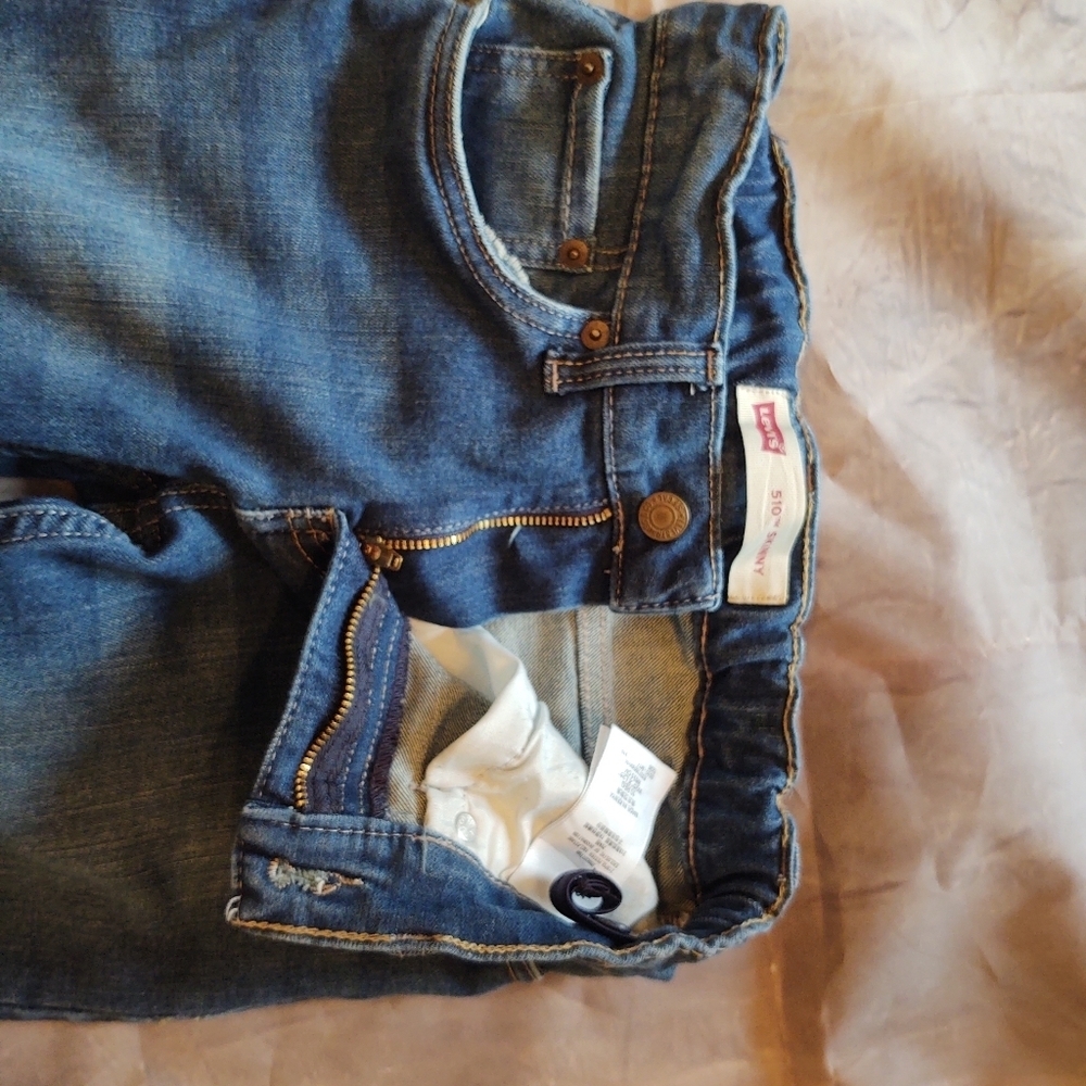 💥 3/$20 Levi's 510 Skinny 10R Jeans! Adjustable Waist! - Picture 5 of 7